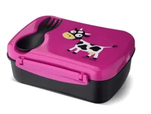 Desiatový box N'ice Box Carl Oscar s chladiacou časti - Purple